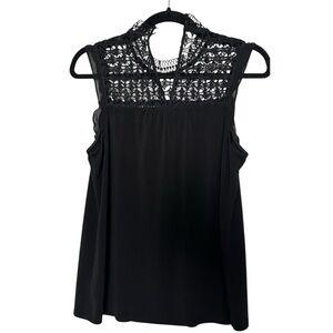 Express Black Lace Women's Top